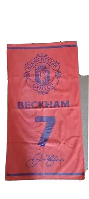 David Beckham Number 7 Manchester United Towel • £20
