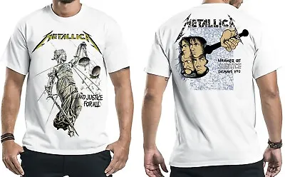 Metallica ...And Justice For All TShirt White Official New All Size Thrash Metal • $20.99