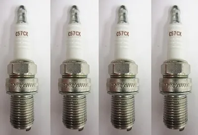 CHAMPION RACING Performance Spark Plugs C57CX 295 Set Of 4 • $24