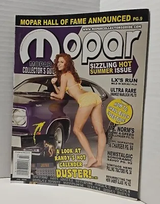 Mopar Collectors Guide July 2008 MCG Magazine Mr Norm Orange Warlock 66 Charger • $6.99