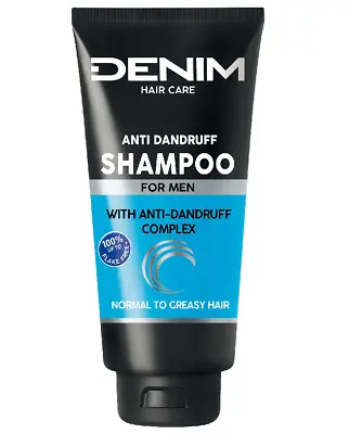 Denim Anti Dandruff Shampoo For Men For  Normar To Greasy Hair 200 Ml • £9.99