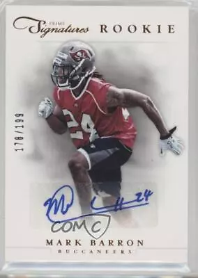 2012 Panini Prime Signatures Signature /199 Mark Barron #207 Rookie Auto RC • $4.51