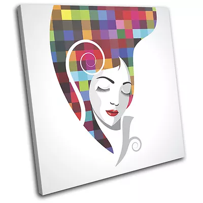 Swirls Vector Geometric Fashion SINGLE CANVAS WALL ART Picture Print VA • $69.99