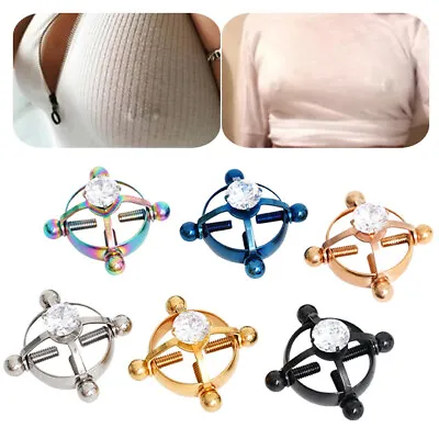 Fake Nipple Piercing Fake Nipple Ring Body Jewellery Papillary Nail Nipple Bars • $2.80