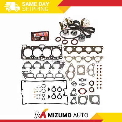 Head Gasket Set Timing Belt Kit Fit 89-92 Mitsubishi Eagle Plymouth 4G63 4G63T • $93.95