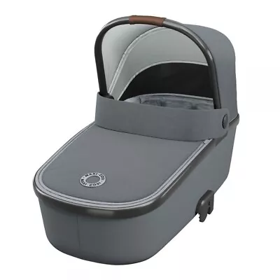 Maxi Cosi Oria Folding Baby Carrycot With Zippable Boot Cover - Essential Grey • £169.95