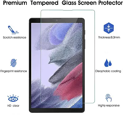 Screen Protector For Samsung Galaxy Tab A7 Lite 8.7  Tempered Glass For A7 Lite • £3.59