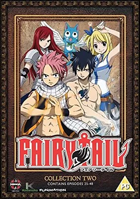 Fairy Tail: Collection Two (Episodes 25-48) [DVD] - DVD  3SVG The Cheap Fast • £5.33
