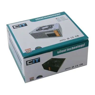 CIT M-300U 300W Micro ATX PSU Mini Desktop Sata 24PIN PC Power Supply UK • £24.61