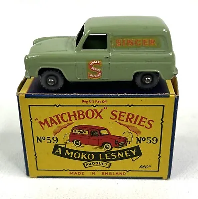 Matchbox Lesney No. 59 Ford Thames Van Singer. • £107.99