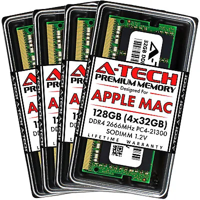 128GB 4x 32GB DDR4 2666 2667 Mac Memory RAM For APPLE IMac 2019 5K Retina A2115 • $599.96