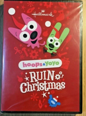 $8.99 • Buy Hoops & And Yoyo Ruin Christmas--And Piddles Too--Hallmark--BRAND NEW DVD