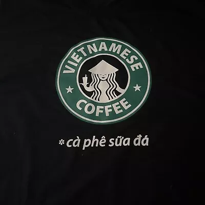 Vietnamese Iced Coffee Funny Cool XL  T Shirt Ca Phe Sua Da • $15