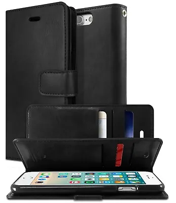 $9.99 • Buy Flip Wallet Case Fit IPhone 7 8 Plus SE Flip Case Cover 6 6s Card Leather Soft
