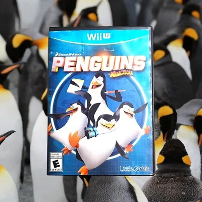 The Penguins Of Madagascar Nintendo Wii U 2014 Video Game Complete With Manual • $18.88