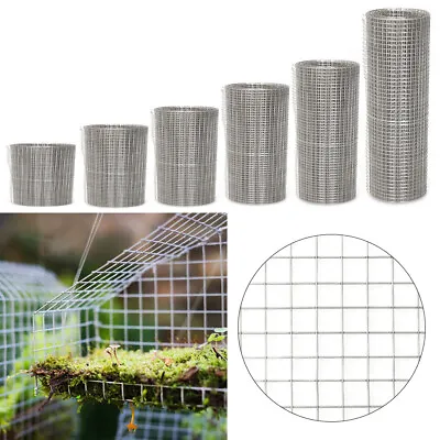 Rodent Proof Stainless Steel Mesh Sheet Rat Mice Deterrent Control 1.31mm 6.35mm • £6.45