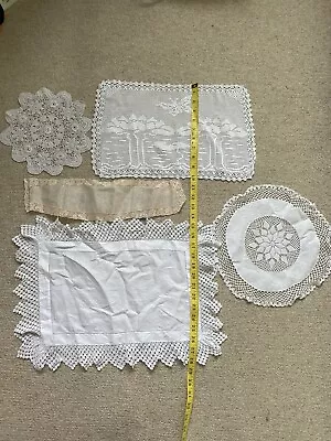 5 X Vintage Doilies • £15