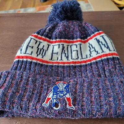 New Era New England Patriots NFL Fleece Lined Winter Hat Vintage Limited Edition • $20.42