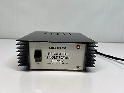 VINTAGE Micronta Cat. No. 22-120 Regulared 12 Volt Power Supply 13.8VDC 2.5A • $54.99