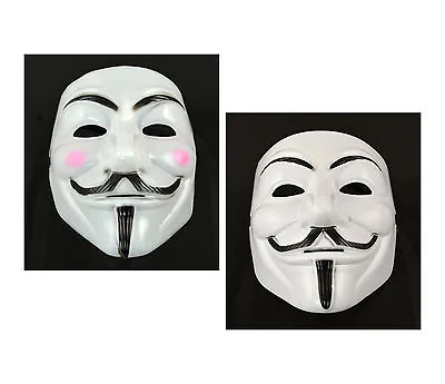 2 Pcs Man&Woman V For Vendetta Anonymous Guy Fawkes Masquerade Halloween Mask • $12.99