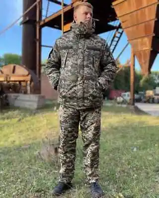 Suit Winter Zsu Pixel Military Army Camouflage Ukraine Fleece Uniform Multicam • $275