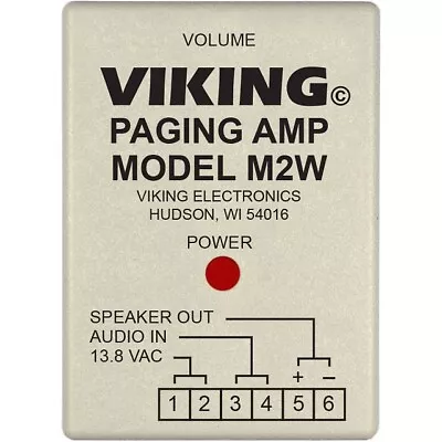 Viking Electronics M2W Loud Ringing & Paging Power Amplifier • $101.52