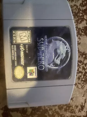 Nintendo N64 Mortal Kombat Mythologies Sub-Zero Video Game Cartridge • $24.99