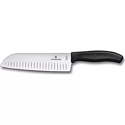 Victorinox Fibrox 7-Inch Granton Edge Santoku Knife • $50.56