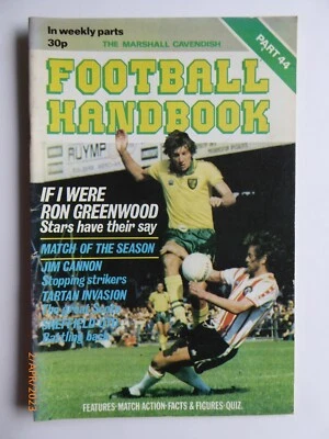 Football Handbook Part 44 Marshall Cavendish 1979 GC • £1.80