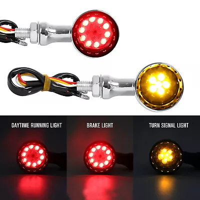 For Suzuki Boulevard C50 M109R Chrome Bullet LED Blinker Brake Turn Signal Light • $22.75