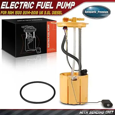 Electric Fuel Pump Module Assembly For Ram 1500 2014-2018 V6 3.0L Diesel FG1978 • $79.99