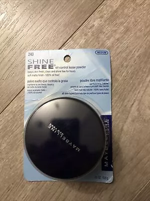 Maybelline New York Shine Free Oil-Control Loose Powder Medium 0.7 Oz. • $19.99