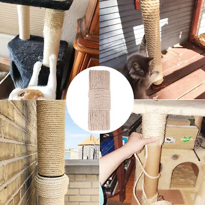 £6.74 • Buy Cat Scratching Post Replacement Parts Binding DIY For Tree Tower Sisal Rope Toys