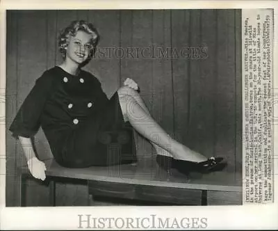 1959 Press Photo Miss Sweden Marie-Louise Ekstrom To Compete For Miss Universe • $19.99