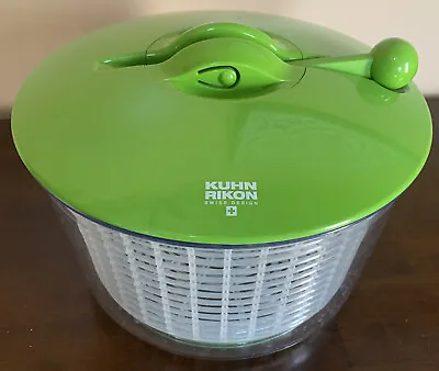 Ratchet Large Salad Spinner By Kuhn Rikon • $16.95