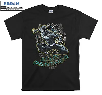 Marvel Black Panther Comic T-shirt Gift Hoodie Tshirt Men Women Unisex F406 • £11.95