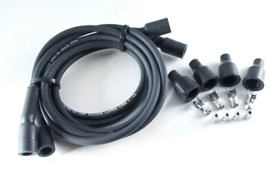 Dynatek Black Ignition Coil Spark Plug Wires Kit DW600 7MM • $27.99