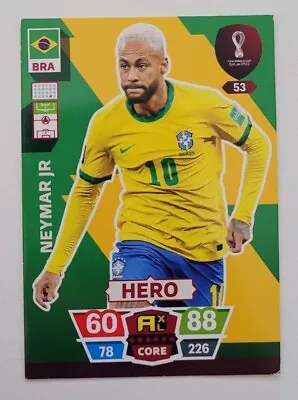$9.99 • Buy 2022 FIFA World Cup Panini Adrenalyn XL Soccer Card Neymar Jr Hero Brazil #53