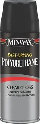 New Minwax 33050000 Polyurethane 11.5oz Spray Clear Gloss Fast Dry 2846681 • $10.49