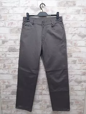 YSL Yves Saint Laurent Vintage Mens Gray Straight Leg Jeans Size W32 L31 • £39.95