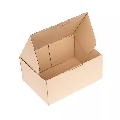 50x Mailing Box 250 X 190 X 90mm Diecut Brown For 3kg Large Satchel B145 • $46.50