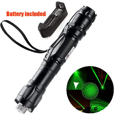 6000Mile Green Laser Pointer Lazer Pen High Power Visible Beam Light + Battery • $9.99