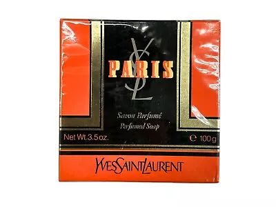 SEALED Vintage Paris YSL Perfumed Soap Savon 100g - 1980s Formula Rare! • £76