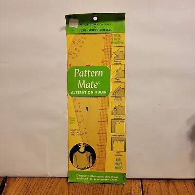 Vtg PATTERN MATE Alteration Curved RULER Tops~Skirts~Dress SEWING TOOL Curless • $10.49