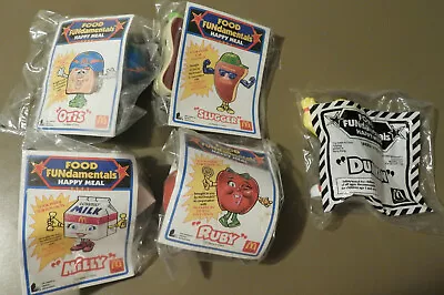 McDonalds Toys - Food Fundamentals Collection - March 1993 - 4 Pieces & Under 3 • $21.95