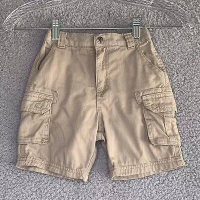 Eddie Bauer Baby Boys Shorts Khaki Casual Cargo Shorts Baby Toddler Size 24 Mos • $4.99