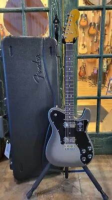 Fender American Professional Pro II Deluxe Telecaster Electric In Mercury W Case • $1574.95