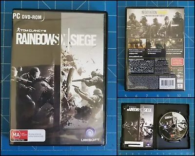 Tom Clancy's Rainbow Six Siege PC Video Game • $10