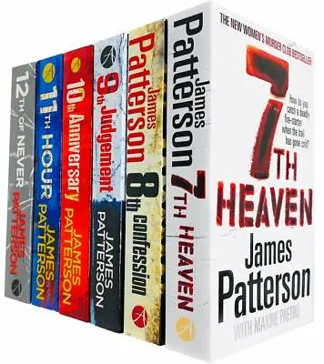 Womens Murder Club 6 Books Collection Set By James Patterson (Books 7 - 12) • £18.99
