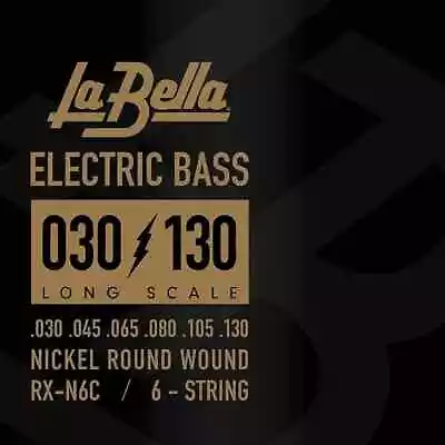 La Bella RX-N6C Nickle Plated Round Wound 6 String Bass Set • $34.99